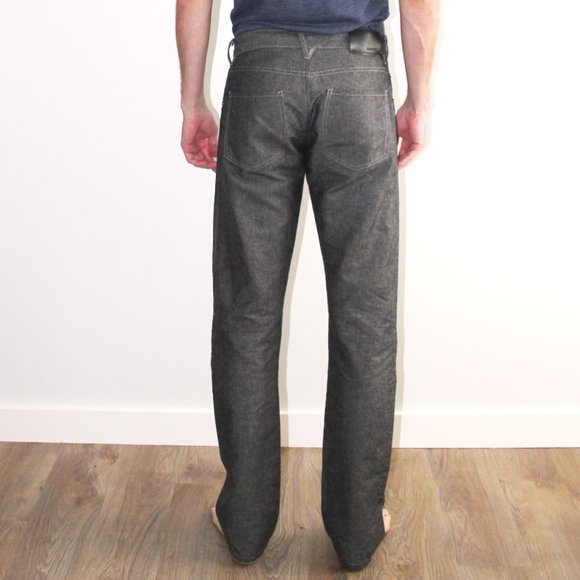 Raleigh Denim Men's Jones Straight Gray Jeans - Picture 3 of 6